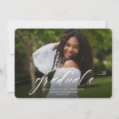 Faire-part photo de graduation simple (Devant)