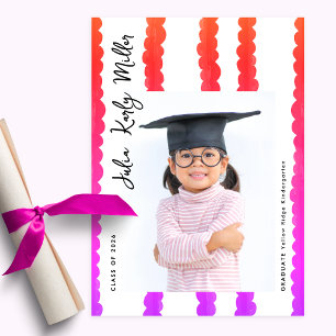 Faire-part Photo de la classe de maternelle moderne - Remise