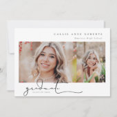 Faire-part photo de la graduation de l'instantané  (Devant)