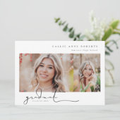 Faire-part photo de la graduation de l'instantané  (Debout devant)