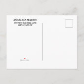 Faire-part photo de la graduation en noir blanc (Dos)