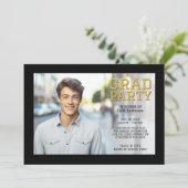 Faire-part photo de la morue - Black Gold (Debout devant)