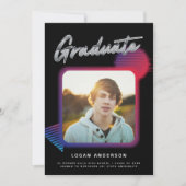 Faire-part photo de la nouvelle vague des années 8 (Devant)