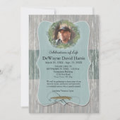 Faire-part photo de la sympathie du pêcheur (Devant)