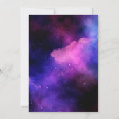 Faire-part Photo de lycée néon brillant (Dos)