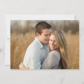 Faire-part Photo de mariage de destination de plage (Dos)