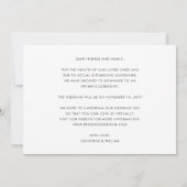 Faire-part Photo de mariage plus petit avec le même amour mod (Dos)