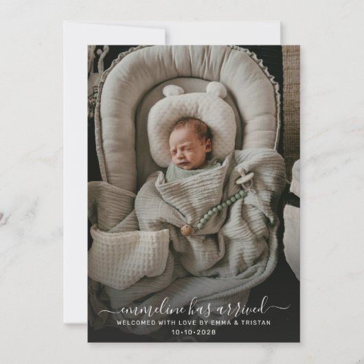 Faire-part Photo de naissance (Devant)