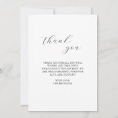 Faire-part Photo de naissance de bébé coupée moderne (Dos)