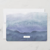 Faire-part photo de naissance de bébé manuscrit or (Dos)