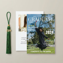 Photo de remise de diplôme de magazine moderne