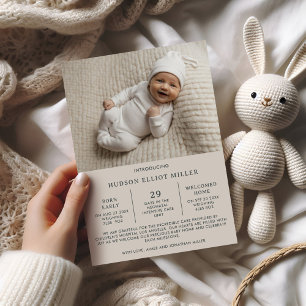 Faire-part Photo de remise de diplôme de préma en soins inten