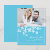 Faire-part photo de sauvegarde de la date avec les (Devant / Derrière)