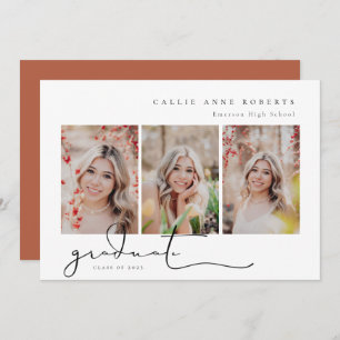 Faire-part Photo d'obtention d'un instantané de script