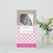 Faire-part PHOTO DOUCE ANNONCES DE NAISSANCE :: Bonjour bébé  (Debout devant)