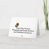 Faire-part Photo d'un animal tigre (Dos)