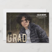 Faire-part photo d'un diplôme d'études supérieures (Devant)