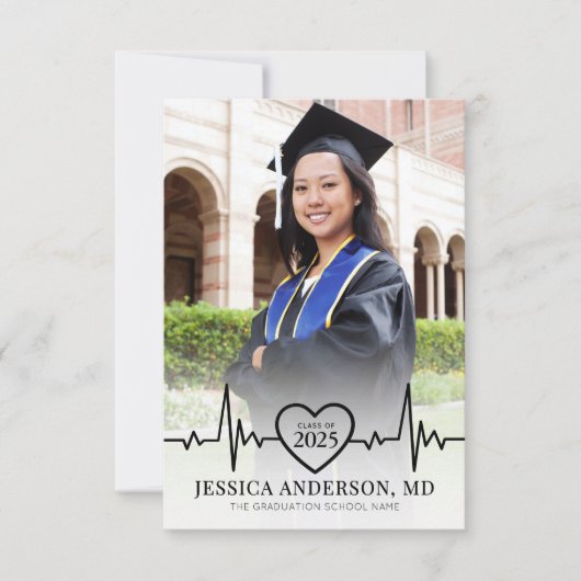 Faire-part Photo Ecole Médicale (Devant)