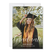 Photo élégante de diplômé du lycée