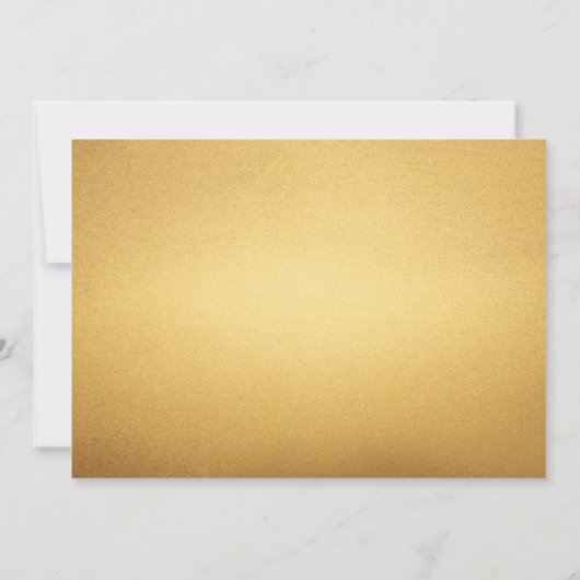 Faire-part photo Elémentaire Retro Gold (Dos)