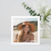 Faire-part photo et fête moderne (Debout devant)