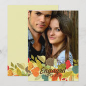 Faire-part photo Fall Garland (Devant / Derrière)