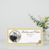 faire-part photo Fiançailles 4 x 8 Sandy Beach (Debout devant)