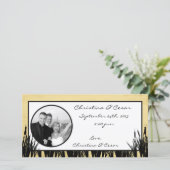 faire-part photo Fiançailles 4x8 Cattail/Dragonfl (Debout devant)