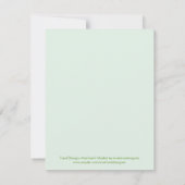 Faire-part photo Fiançailles Mistletoe (Dos)