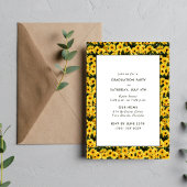 Faire-part Photo Fleur sauvage Daisy Lycée Graduation