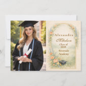 Faire-part Photo Garden Rose Graduation Celebration (Devant)