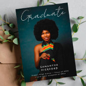 Faire-part Photo Graduate Editable High School