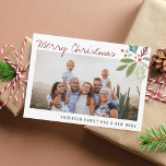 Faire-part Photo Holiday Berry Foliage Christmas Moving<br><div class="desc">Photo Holiday Berry Foliing Christmas Moving Faire-part</div>