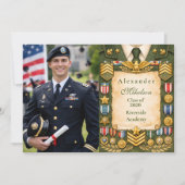 Faire-part Photo Honor & Valor Graduation Party (Devant)