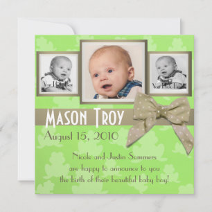 Faire-part photo Hoppy Baby