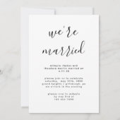 Faire-part photo Mariage trois (Dos)