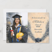 Faire-part Photo Mechanical Engineering Graduate Party (Devant)