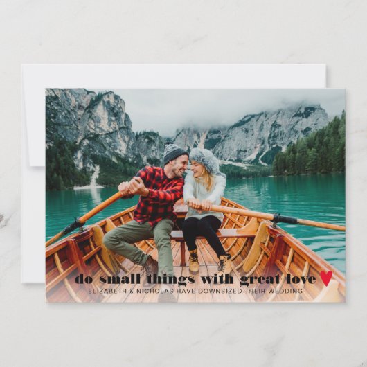 Faire-part photo Micro Mariage téléchargé (Devant)