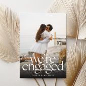 Faire-part photo minimaliste moderne