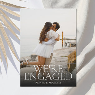 Faire-part photo minimaliste moderne