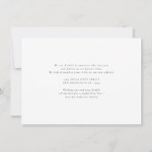 Faire-part photo mobile d'une nouvelle maison mode (Dos)