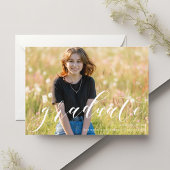 Faire-part Photo Moderne de la calligraphie tendance