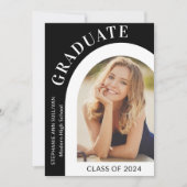 Faire-part Photo Moderne Design Lycée (Devant)