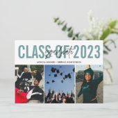 Faire-part Photo moderne du lycée de collage (Debout devant)
