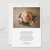 Faire-part Photo moderne Jote Noël de Noël de Noël (Dos)