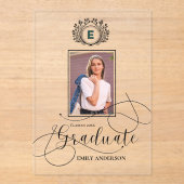 Faire-part photo Monogramme 2025 (Recto)