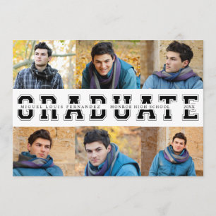 Faire-part Photo Opp, Annonces De Graduation Traditionnelle