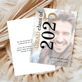 Faire-part Photo Overlay Bold Typographie 2023 Graduation