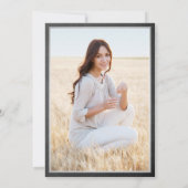 Faire-part Photo Parents Chalkboard & White Graduation (Dos)