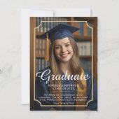 Faire-part photo personnalisable de l'école de dro (Dos)